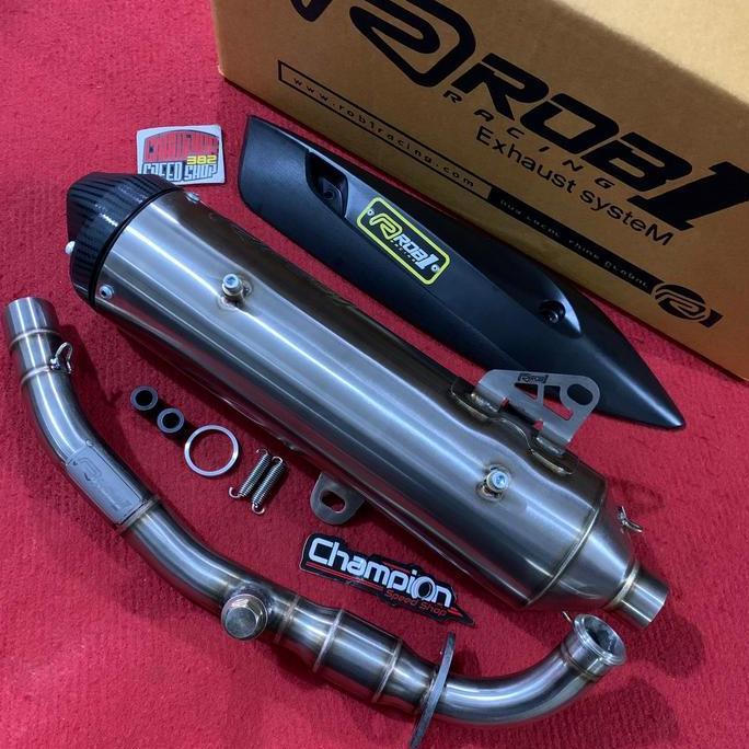 Knalpot ROB1 Racing BORE UP 180cc - 250cc Cup V All New Aerox 155