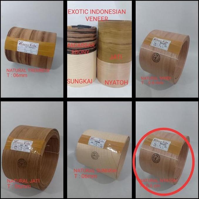 VENEER VENER VINER VINIR PLIMIR KULITKAYU NYATOH ASLI ORIGINAL NATURAL