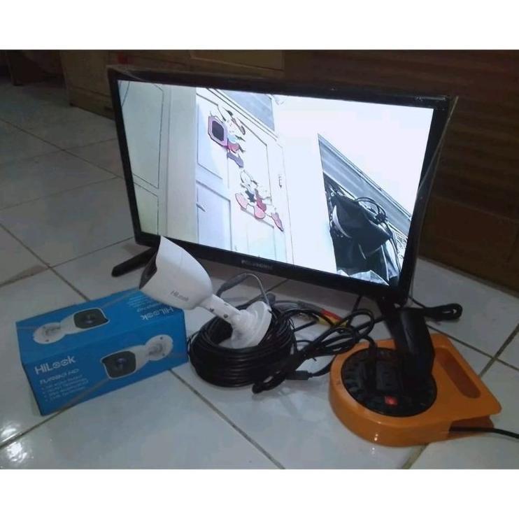 Promo Paket Kamera Cctv Indoor Outdoor Langsung Tv 20M Kabel Murah