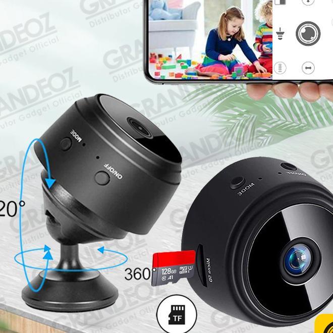 Taffware Cctv A9 Wireless V270 Mini Wifi Hd 1080P Magnet Tempel Micro 360 Camera Kecil Smart Ip Cctv