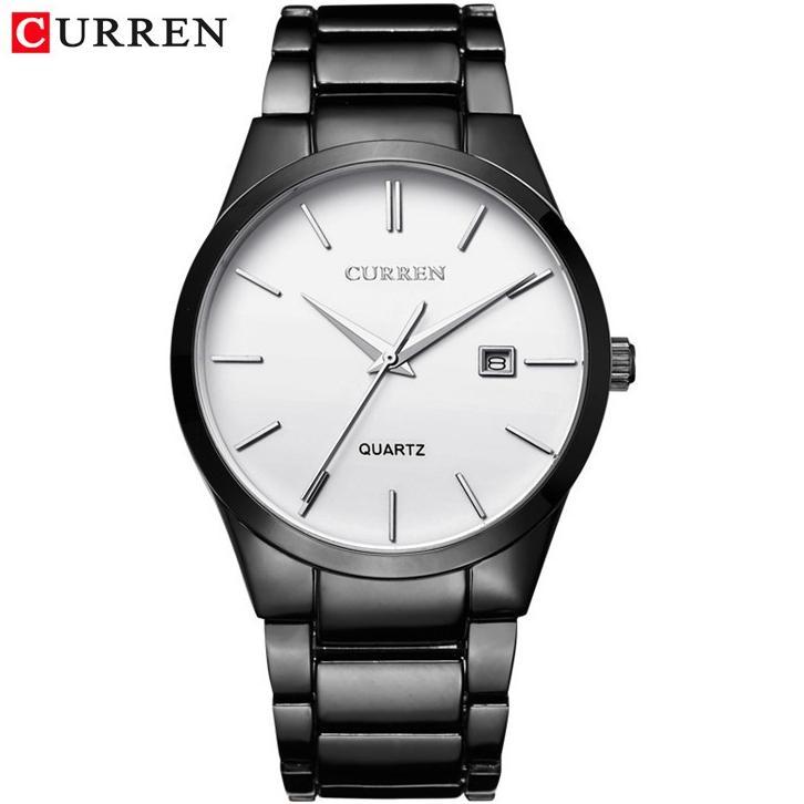 Terbaru Curren 8106 Jam Tangan Pria Analog Stainless Steel Currenos