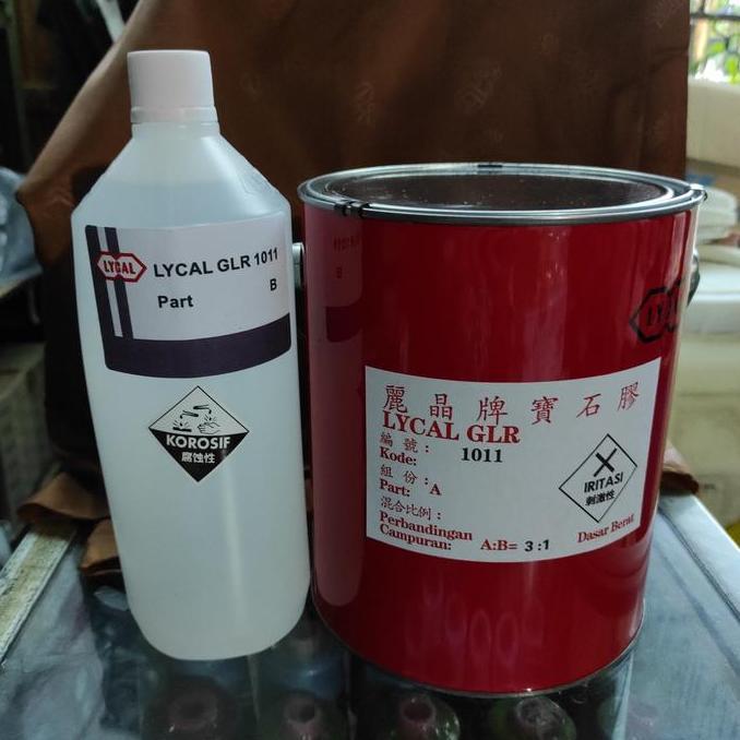 Resin Lycal 1011 (Keras) + Katalis