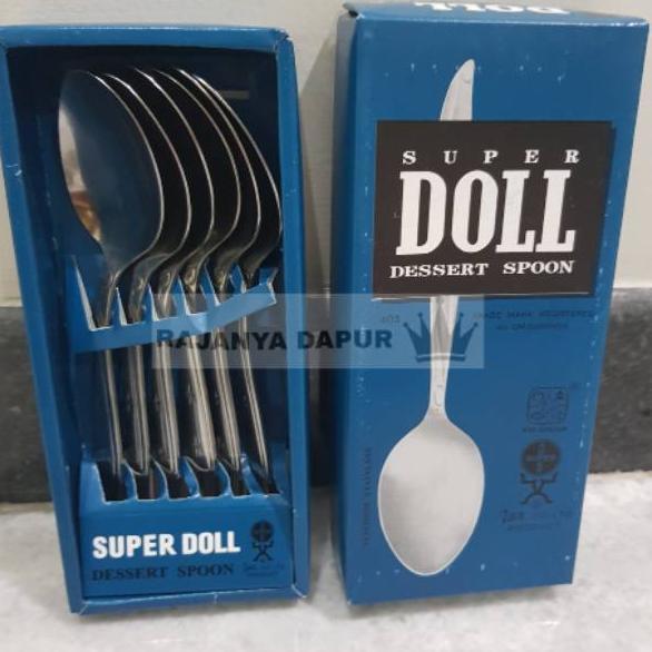 Sendok Garpu Makan Doll Lusinan / Sendok Makan Super Doll 403 Asli Original / Sendok Makan Stainless