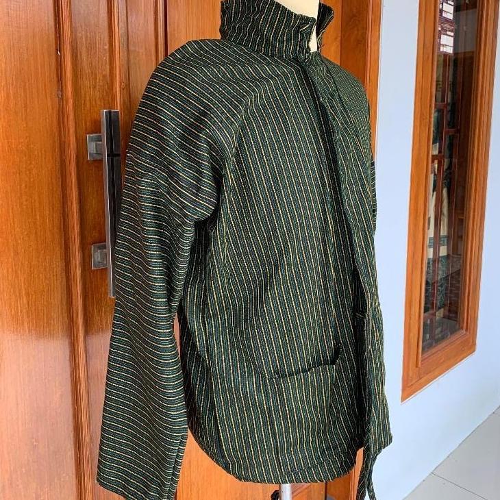 Diskon Setelan Lengkap Baju Lurik Pria Dewasa Adat Jawa/Set Pakaian Tradisional Jogja/Ser Baju Adat 