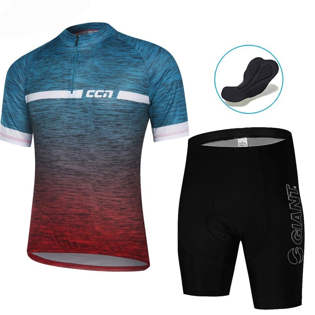 HOT PRODUCT Jersey Sepeda Dan Celana Sepeda Set Polos CCN Roadbike unisex