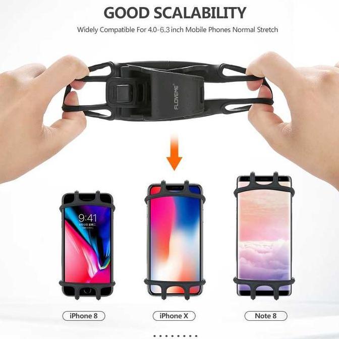 PHONE HOLDER HP SEPEDA DAN MOTOR UNIVERSAL TEMPAT HP DI SEPEDA