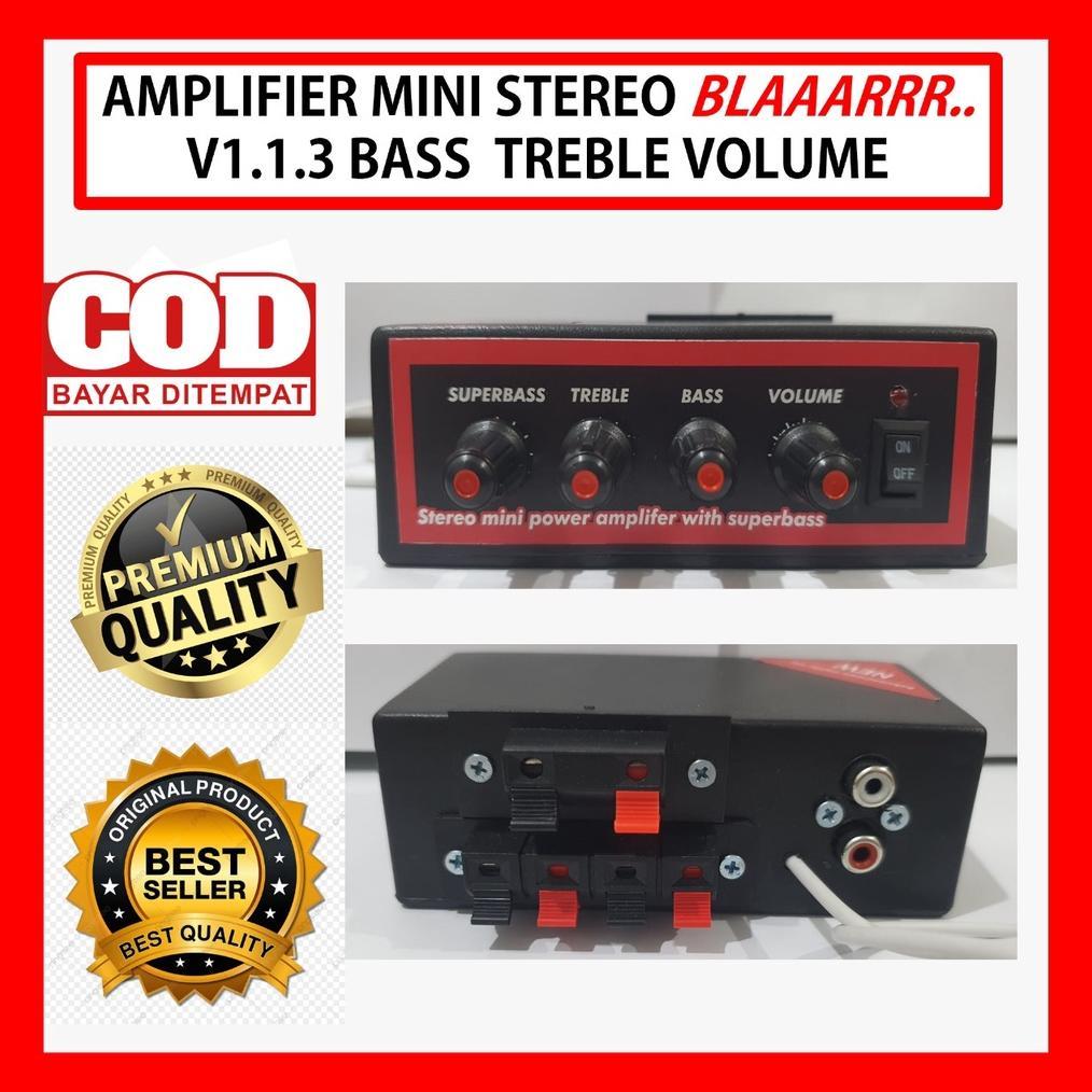 Power Amplifier Mini No 13 Bluetooth - Power Ampli 4 Chanel - Bisa Cod