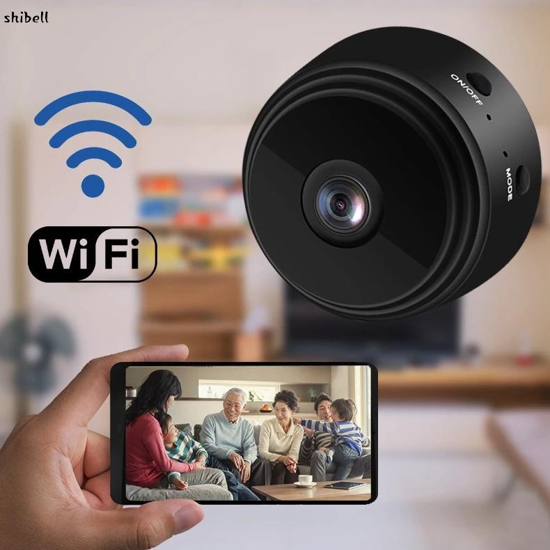 A9 Mini Cctv Aman Hd Kamera Cctv Murah Sambung Ke Hp Selamat Cameras Wifi Nirkabel Bt Wireless-Bell