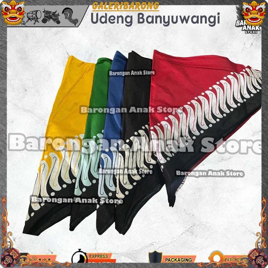 Barongan Anak Store Udeng Banyuwangi Bentuk Segitiga Kualitas Mantap