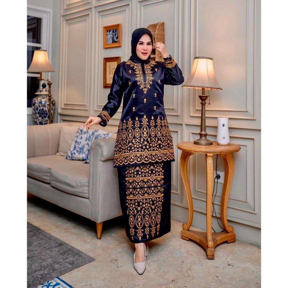 Diskon Ek-New Set Baju Kurung Bordir - Baju Kurung Modern - Kebaya Modern - Kebaya Baju Kurung Padan