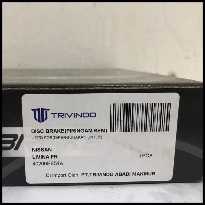 DISKON DISC BRAKE PIRINGAN REM DEPAN NISSAN LIVINA 40206EE51A TRIVINDO 