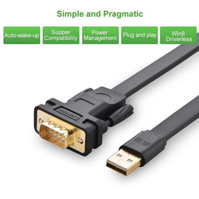 Usb to RS232 / DB9 Serial FTDI-FT232RL murah