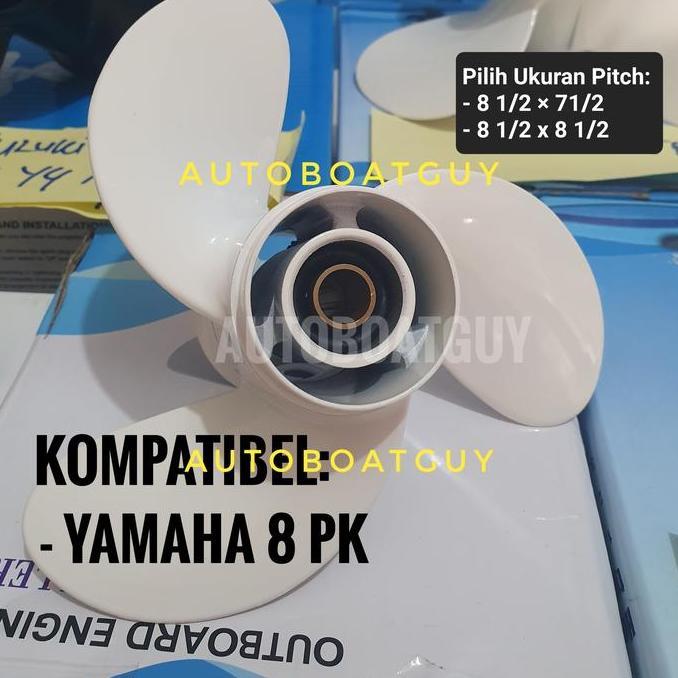 Ready Propeller / Baling / Kipas Mesin Tempel Yamaha 6 - 8 -9.9 PK / HP