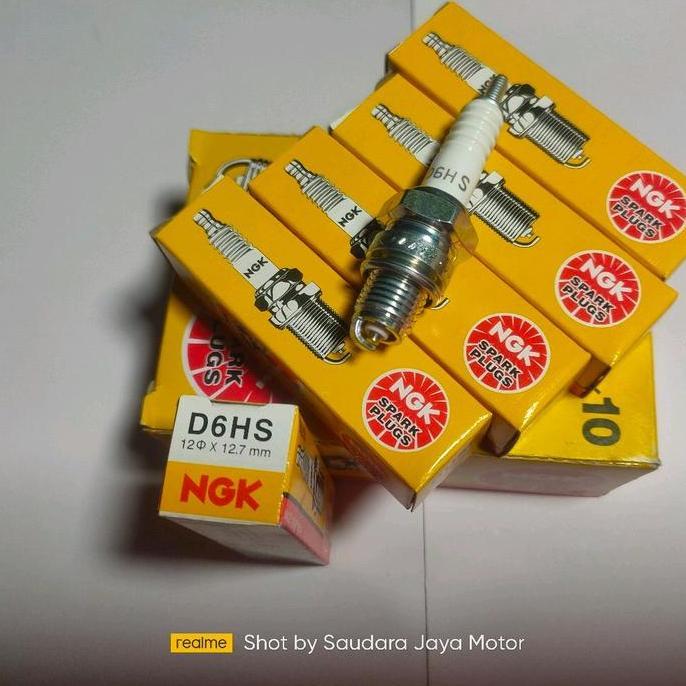 Ready NGK Busi NGK Motor Honda C90 C Harga Per Pak Isi 10 PCS D6HS 12 X 12.7 mm Motorcycle