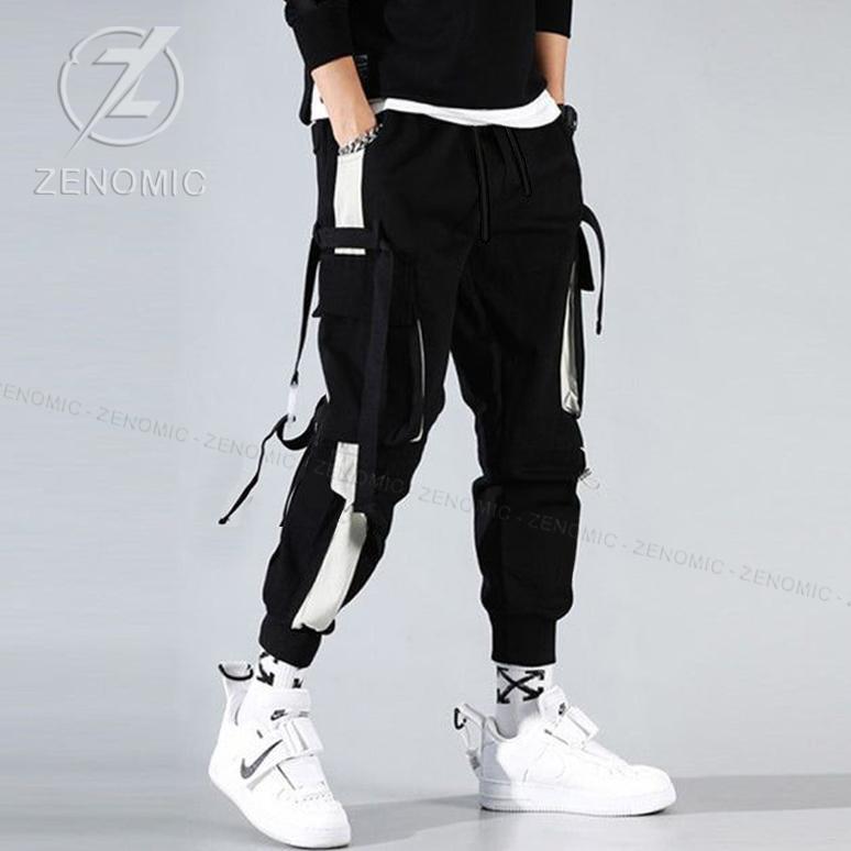 LIMITED CELANA CARGO PANTS MEN SIX POCKET JOGGER TRENDY FASHION LOOSE VERSI KOREA STYLE