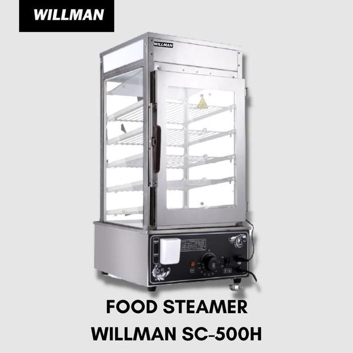 Food Steamer Mesin Kukus Penghangat Dimsum Bakpao Listrik WM-500H