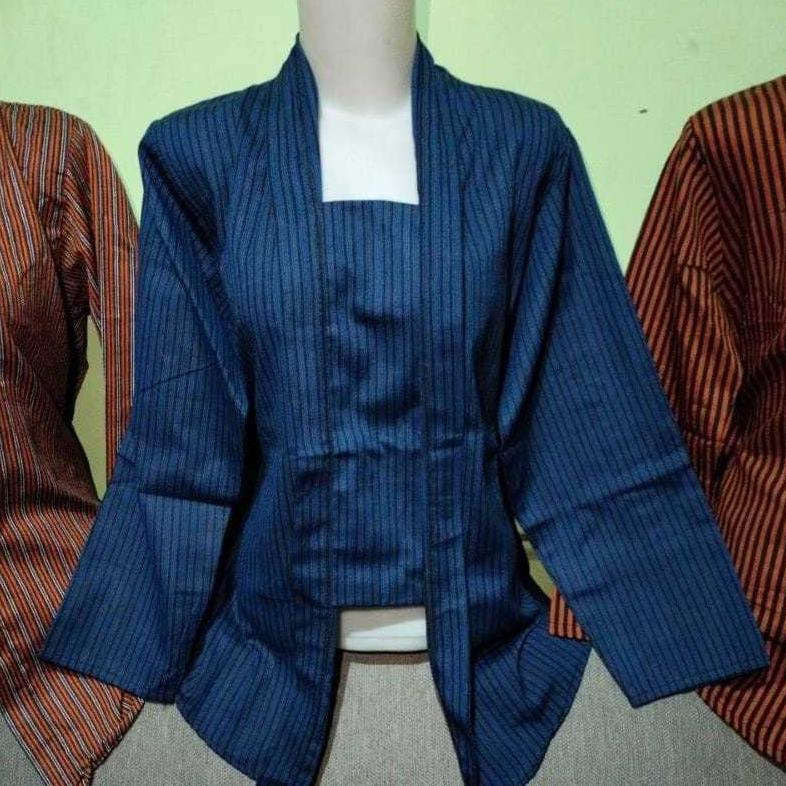 Best Seller Kebaya Dewasa Wanita Jawa Baju Lurik Adat Jawa Wanita Kebaya Lurik Merah Biru Hijau