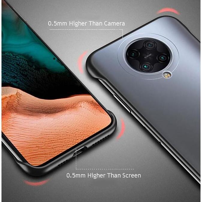 Case hp untuk Xiaomi POCO F2 PRO HARD PC Matte Casing Frame Borderless murah