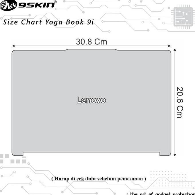 Murah 9Skin - Skin Protection For Lenovo Yoga Book 9I 2025 14Iah10 - 3M Texture
