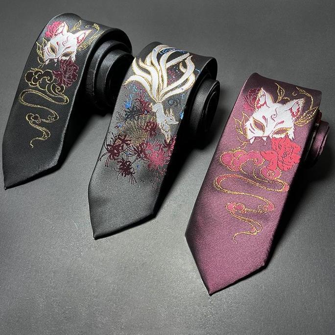 DAFX dasi fox rubah 9 ekor nine tail japan lolita gothic tie aksesoris cosplay halloween seragam jk 