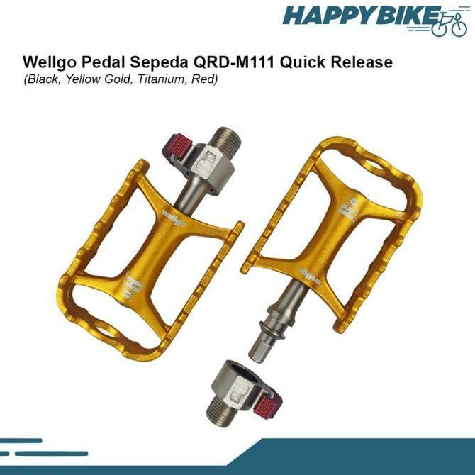 Wellgo Pedal Sepeda Qrd 111 Bicycle Pedal Quick Release Mtb Roadbike