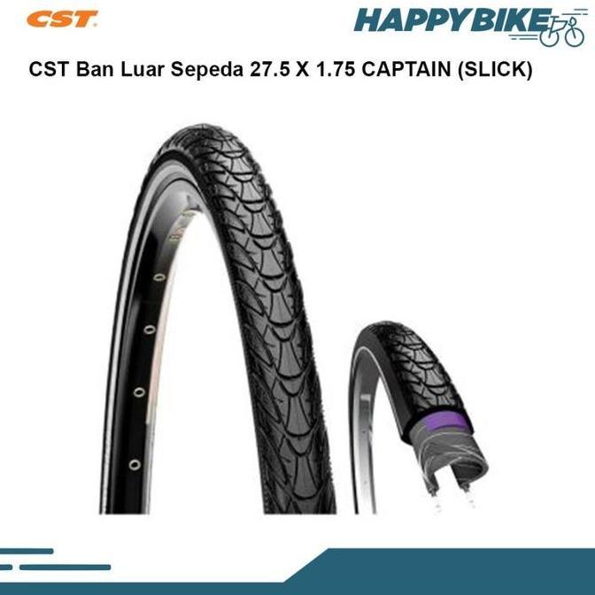 Cst Tire Ban Luar Sepeda Mtb City Bike Cross Country Captain Slick 26 X 1.75 27.5 X 1.75