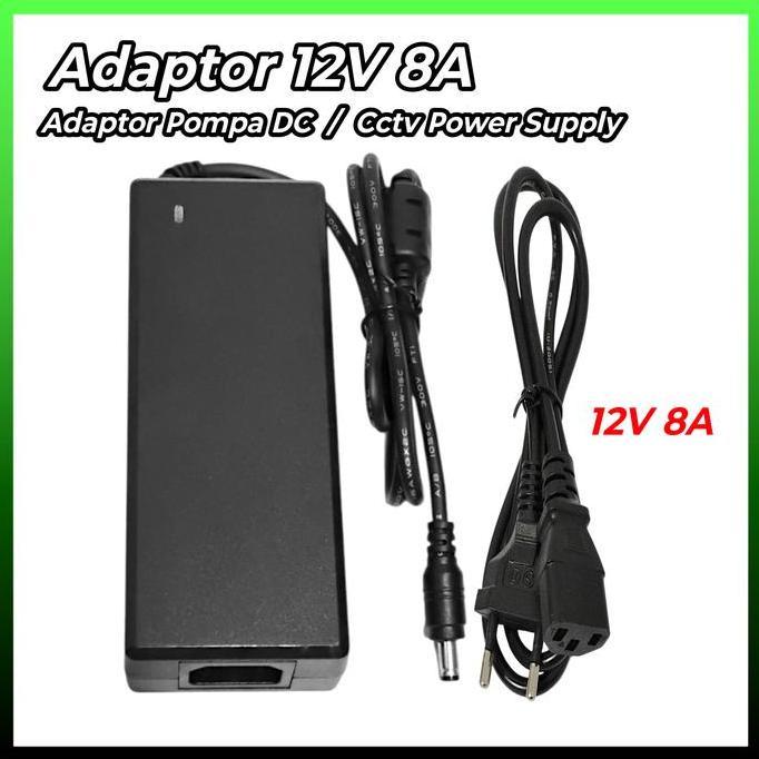 Promo Adaptor 12V 5A / Adaptor 12V 8A / Adaptor 12V 3A / Power Suplay / Untuk Pompa Dc 12V / Lampu L