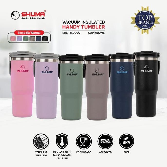 Shuma Handy Vacuum Tumbler 900Ml