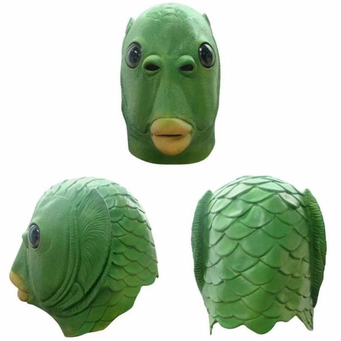New  TOPENG ALIEN HALLOWEEN, MASK VOGUE HALLOWEEN, TOPENG IKAN
