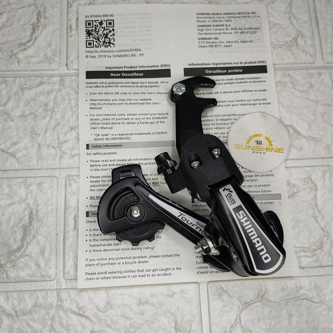 Ready RD 5 6 7 Speed SHIMANO TOURNEY TY21B Rear Derailleur Medium Jepit Catok As Belakang Sepeda MTB