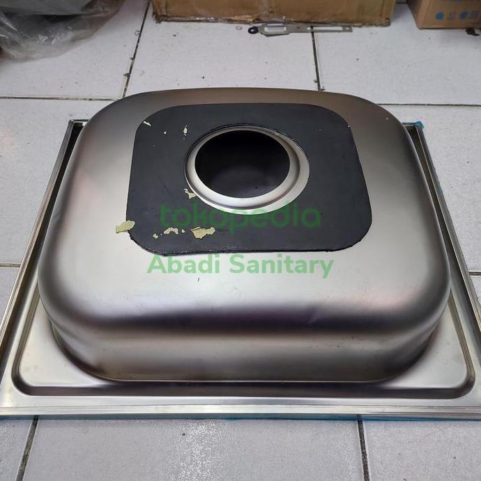 Ready kitchen sink stainless 50cm x 40cm bak cuci piring/sink kitchen set