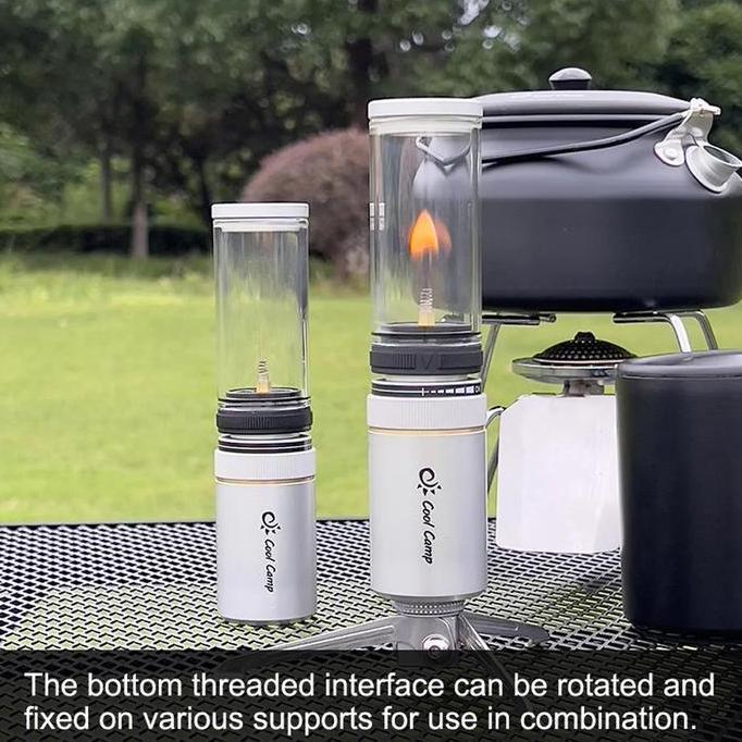 Ready COOLCAMP Portable Gas Lantern Lampu Lilin Gas Outdoor Camping