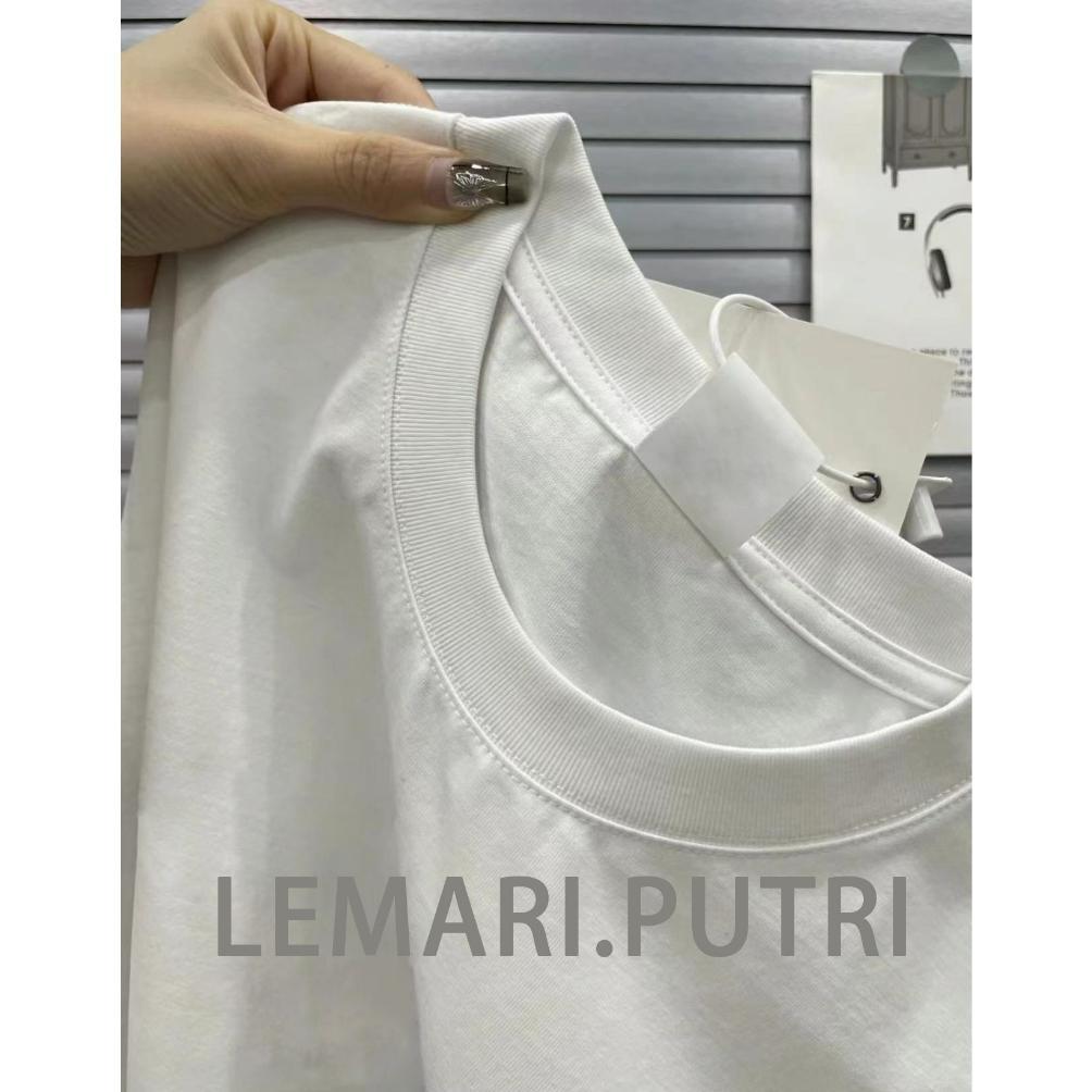 Murah Korean Style Baju Kaos Oversize Corak Huruf Printing Baju Atasan Wanita Pria Hitam Kaos Oversi