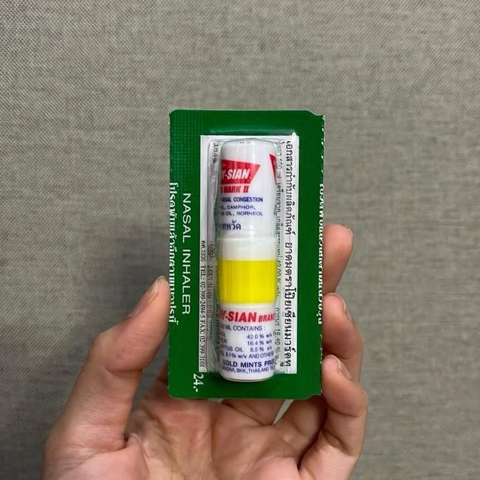 Poy-Sian Poysian Thailand Inhaler Nasal Inhaler untuk Kesehatan Nasal Anda