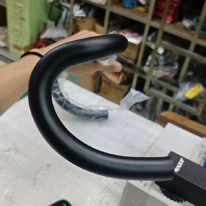 Stang Dropbar Balap Aero Gt Half5 Alloy Gepeng Pipih 380Mm 400Mm Size 25.4 Hitam Rides With Purpose