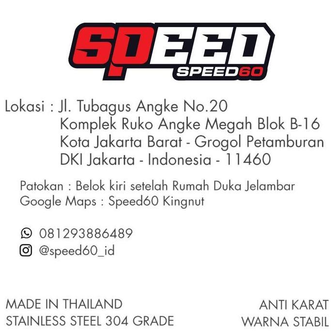 Mur 10 Head Blok Tutup Hed Gold Stainless King Nut