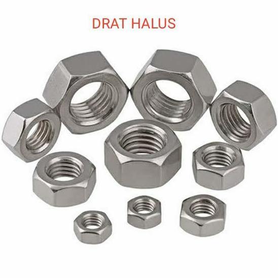 MUR STAINLESS M12 DRAT HALUS PITCH 1.25