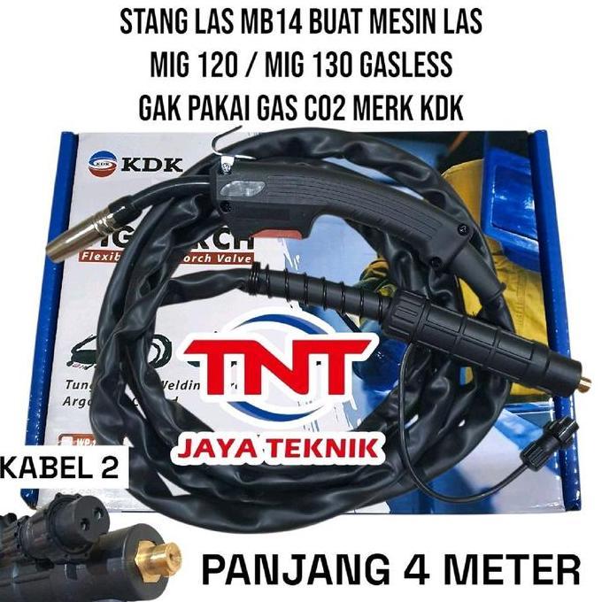 KDK STANG LAS MIG MB 14 / STANG LAS MIG 120 - MIG 130 / MIG TORCH MB14 AK