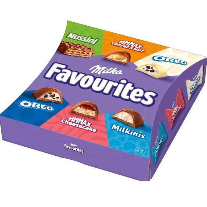 Milka Favourite Party Mix Chocolate 158gr Coklat Mini