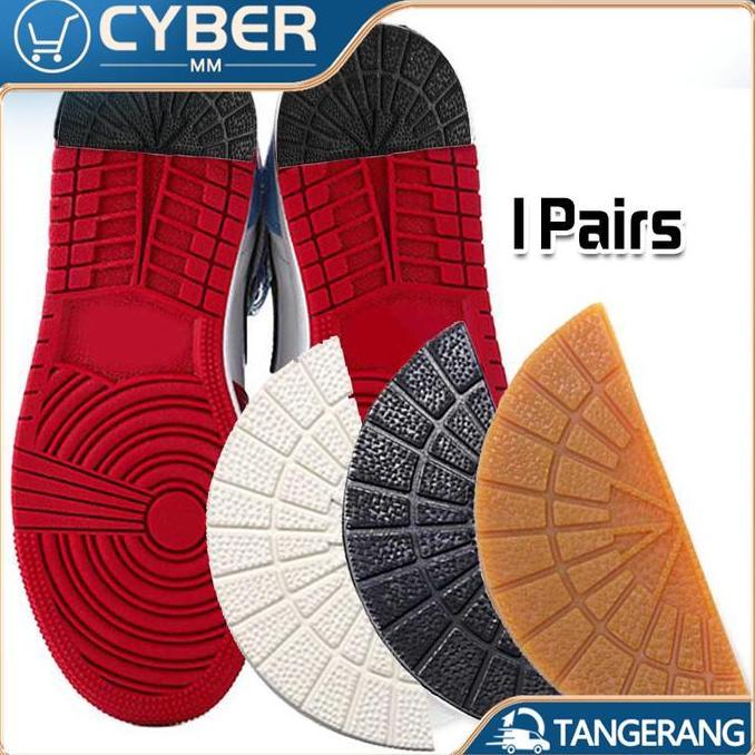 DEFAECO 1 Pasang Outsole Sepatu Basket AJ Anti Slip Aksesoris Alas Sepatu Hak