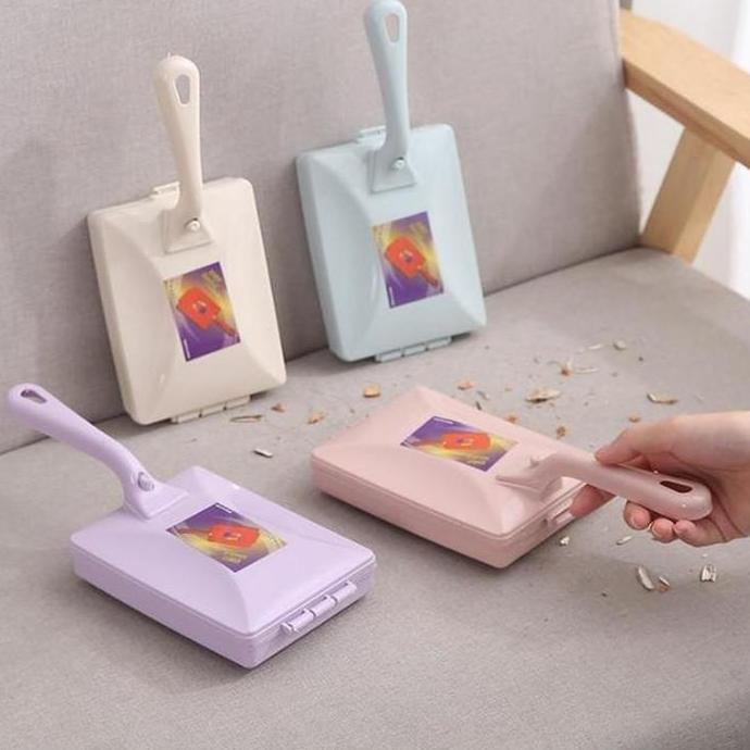 ESPRIZO sikat karpet ajaib 3 in 1 gagang pembersih bulu sofa karpet bulu tikar