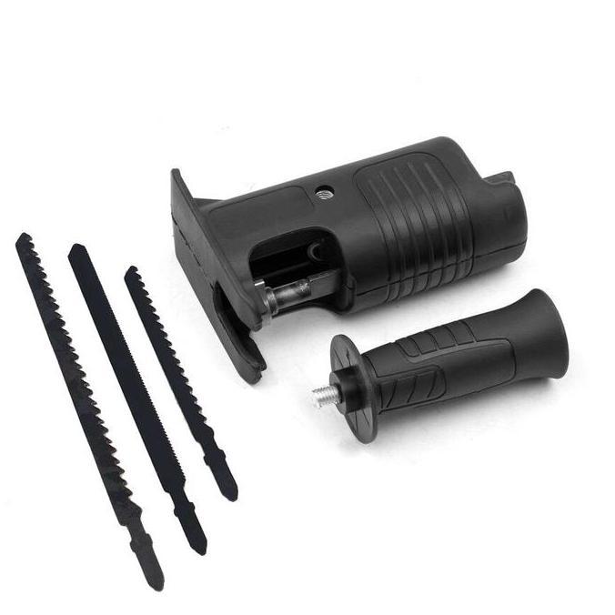 Adaptor Bor Listrik Convert Gergaji Mesin Gagang Anti Slip Multifungsi