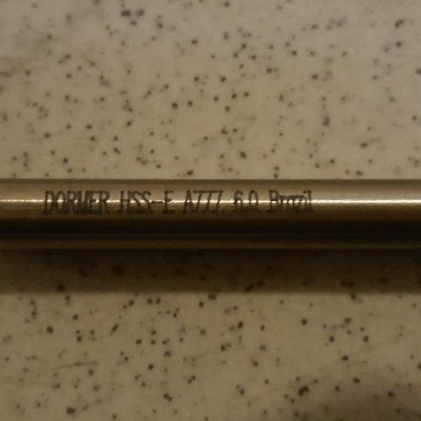 Mata Bor Dormer A777 HSS-E Bronze Cobalt 6 mm / A 777 Jobber Drill