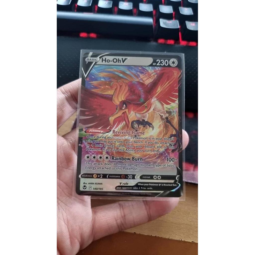 Ho-Oh V - 140/195 - Ultra Rare Sword & Shield: Silver Tempest Singles