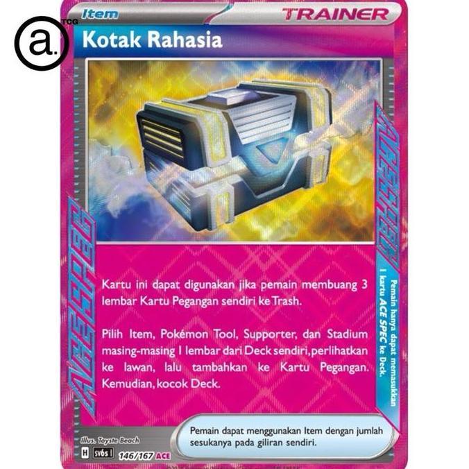 Kotak Rahasia ACE (146/167) Pokemon Indonesia ~ Topeng Transfigurasi SV6S