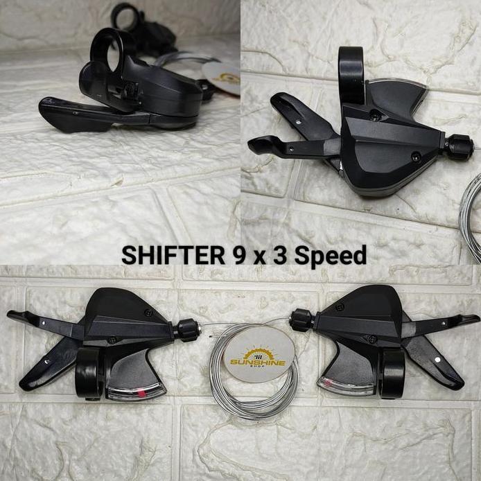 Shifter 9 x 3 Speed RRT Sepeda MTB Federal