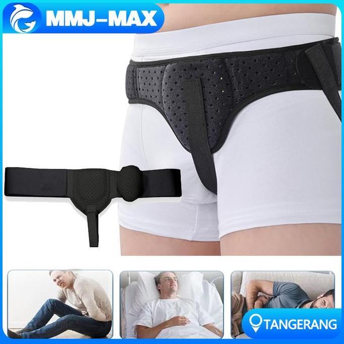 NUMAQUEEN Sabuk Hernia Pria/Hernia Belt Breathable/Sabuk Supporter Hernia