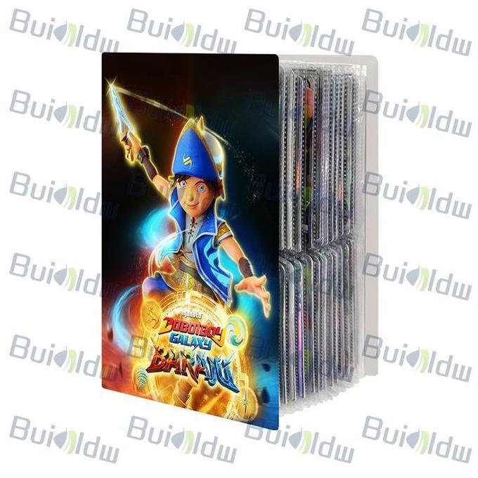 Boboiboy Galaxy Kartu Album 240/432PCS PVC Album Kartu BoBoiBoy Galaxy Baraju Penyimpanan Kartu Card