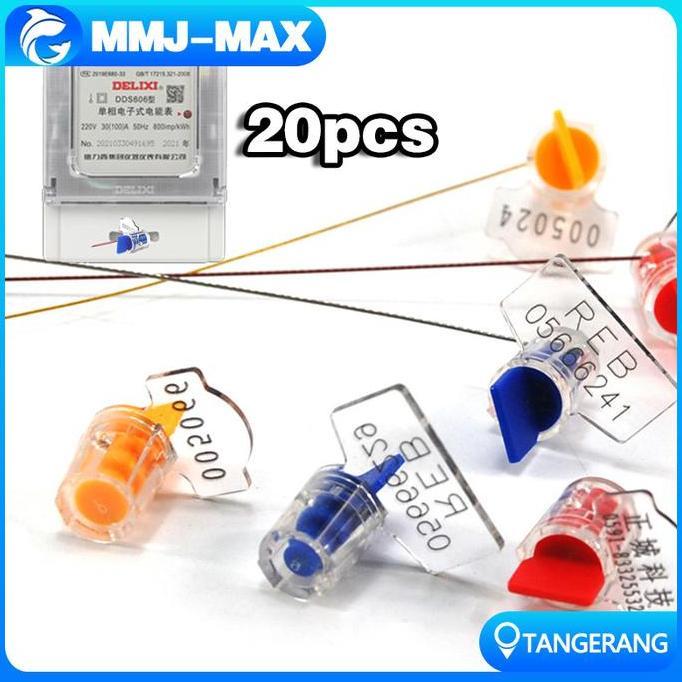 NUMAQUEEN Segel Meteran Listrik PLN 20pcs/Segel Meteran Air/Segel Putar PLN