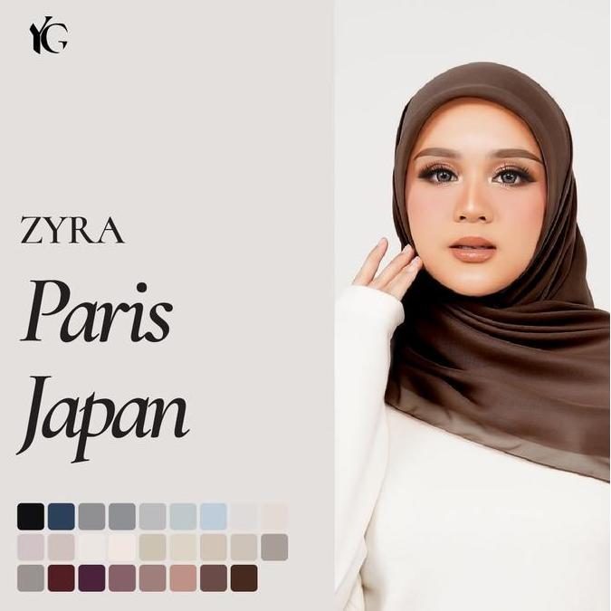 Chiusura- Yourgleezed - Zyra Paris Japan (Hijab Segiempat Bahan Paris Japan)